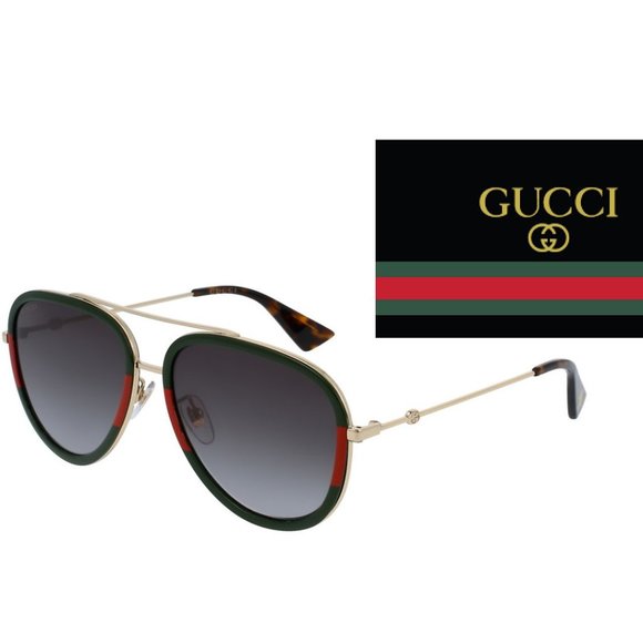 ⭐ Gucci GG0062S 003 Sunglasses: Complete SET - Picture 2 of 11